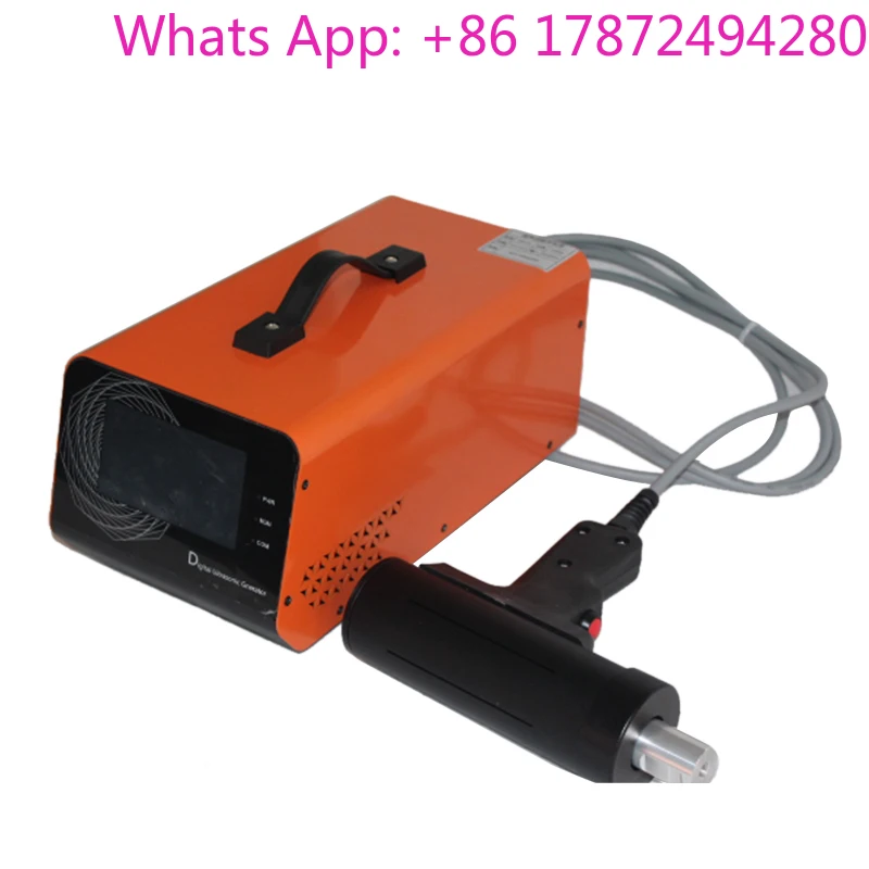 High Quality 28K 800W Portable Ultrasonic Welder Automatic Handheld Control Machine for Plastic Spot Welding New Condition 220V