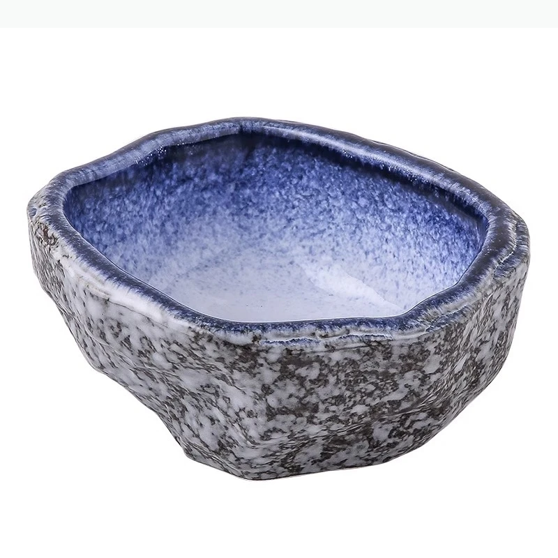 نمط السيراميك غير النظامية حساء سميك الحلوى وجبة خفيفة السلطانيات السوشي أطباق أدوات المائدة المتخصصة