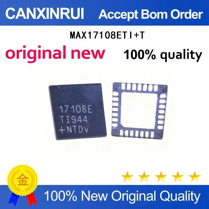 (5-100 Pieces) New stock MAX17108ETI+T MAX17108E 17108E QFN