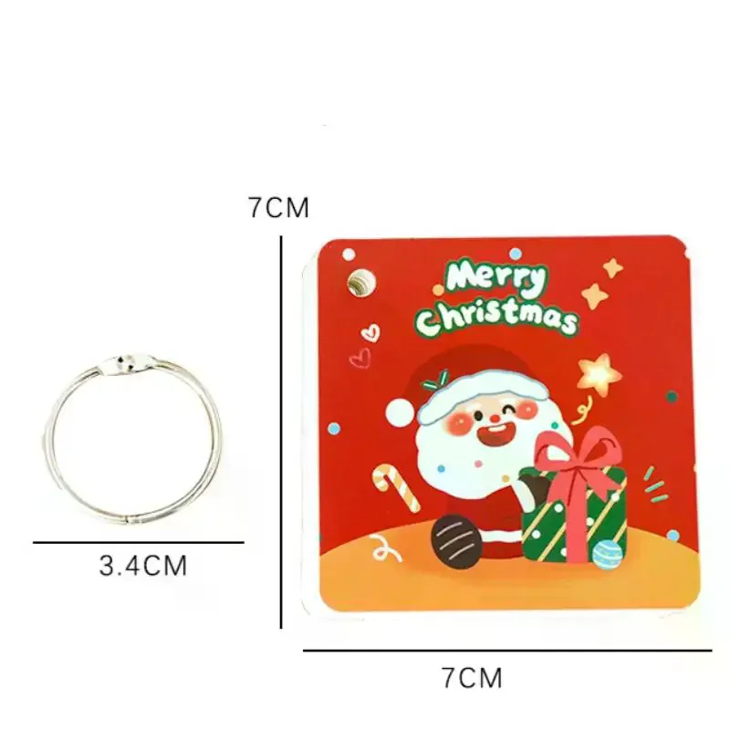 80 Sheets/book Creative Elk Santa Claus  Pad Sticky Note Creative N Times Stationery Label Notepad Bookmark Post School Supp