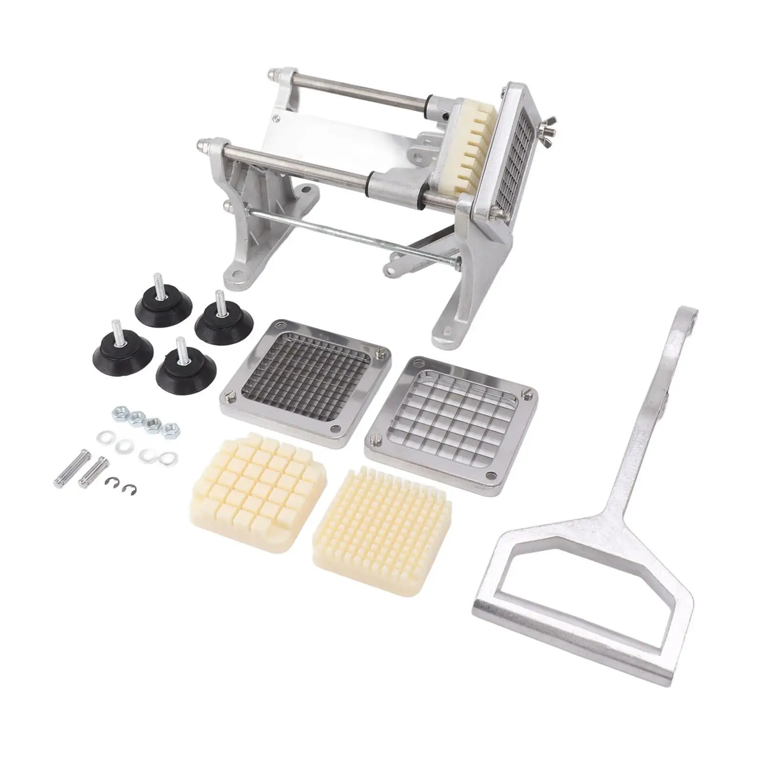 

Stainless Steel Manual French Fry Cutter - Potato Cutting Machine for kitchen Use