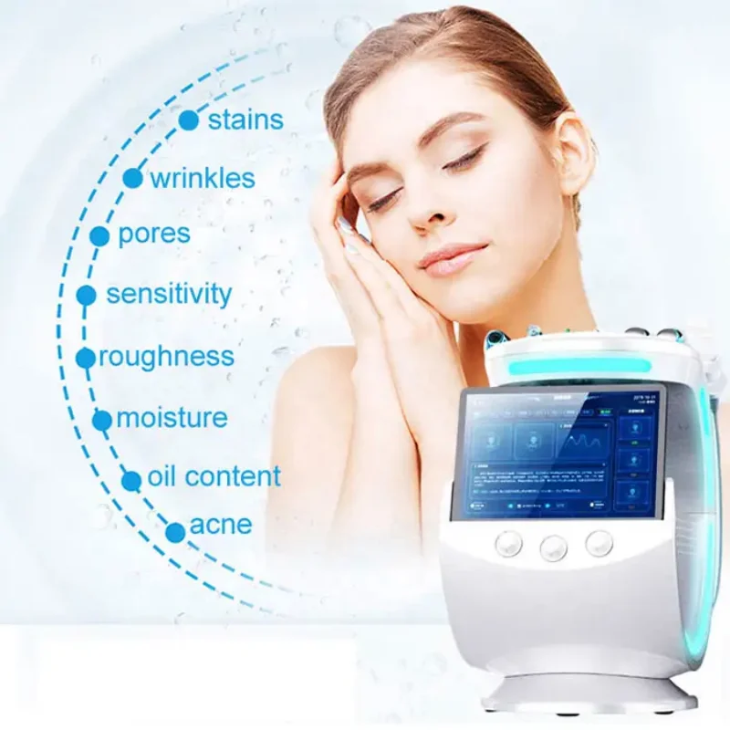 

7-in-1 Hydro Facial Skin Care Machine Ultrasonic Rejuvenation Dermabrasion Hyperbaric Oxygen Facial Device for Deep Cleansing