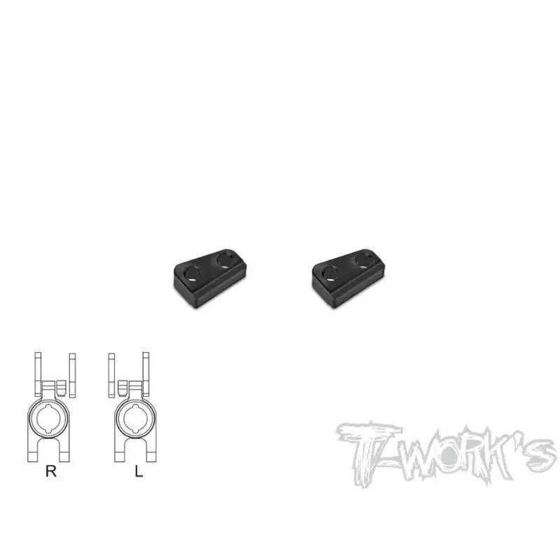 T originale funziona TO-279-MP11 7075-T6 Allume. Mozzi posteriori (per Kyosho MP11) Parti Rc OP