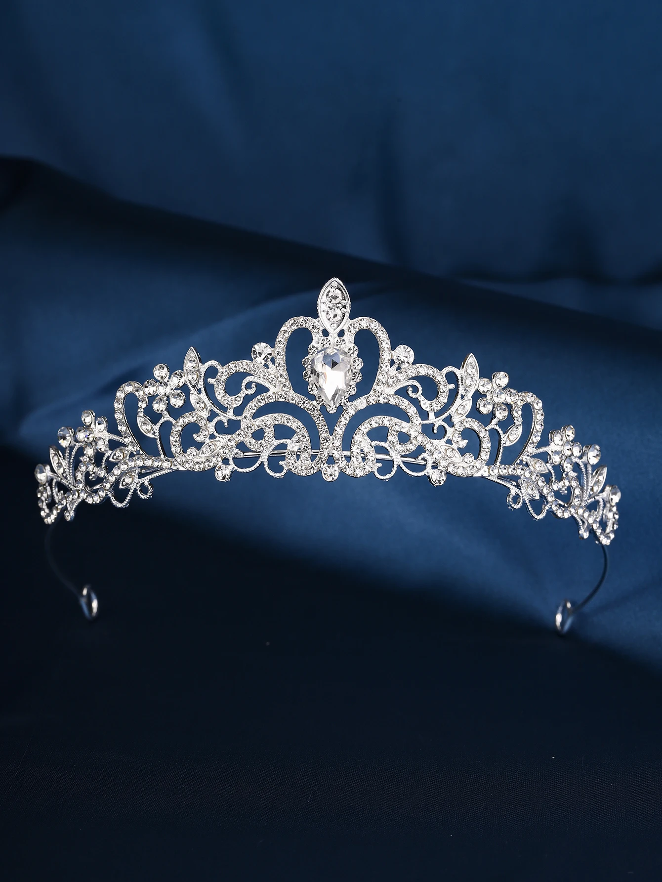 Korean Version Of The Sweet Bride Headdress Luxury Zirconia Crown Alloy Rhinestone Princess Crown Wedding Accessories Jewelry