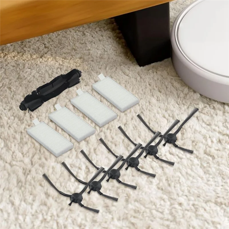 

ABRS-Main Roller Side Brush Filter For Botslab S8 Plus Robotic Vacuum Cleaner Replacement Parts
