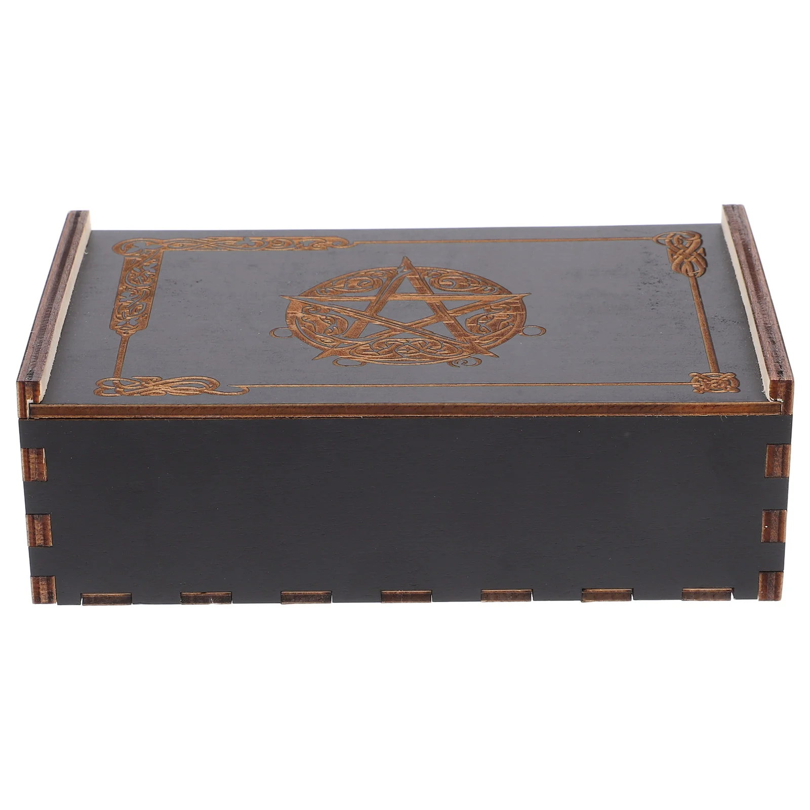 Small Wooden Box For Tarot Cards Decorative Storage Box For Tarot Card Collections Wood Games Cards Box Sports Card Holder