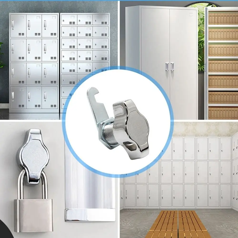 New Zinc Alloy Cam Lock Mechanical Keyless Cabinet Door Padlock Multifunctional DIY Furniture Padlock Cabinet Mailbox