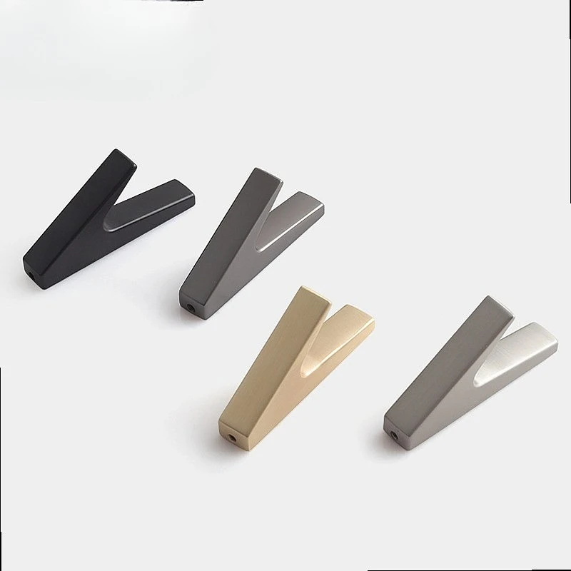 Metal Wall Mounted Coat Hook Single Entryway Clothes Hanger for Wardrobe