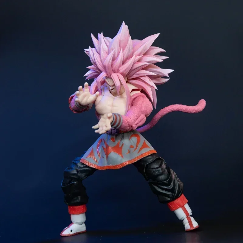 En Stock Kong Studio Dragon Ball Af Super Saiyan 5 Son Goku Ssj5 negro Goku Anime figura de acción Bd027 028 029 regalos en miniatura Juguetes