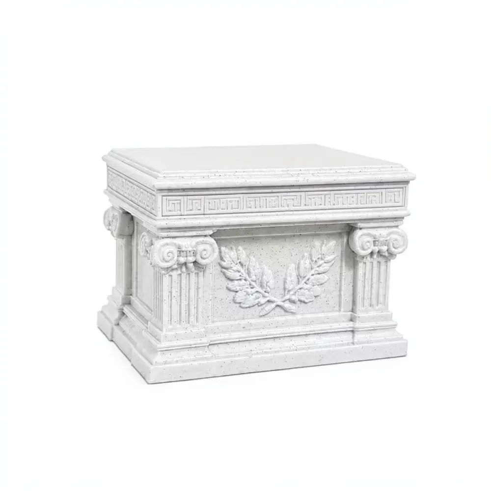 Elegant Marble Effect Display Base Decorative Stand For Tabletop Figurine Collection Model Storage Organizer Rack