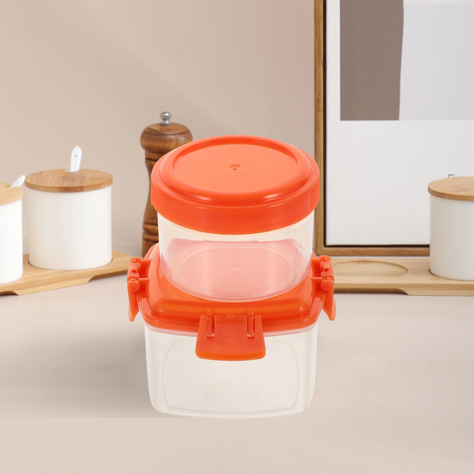 

1 Set Portable Squeeze Bottle Kit Square Sauce Containers For Bbq Oil Ketchup Mustard Mayonnaise Reusable Condiment Jar Airtight
