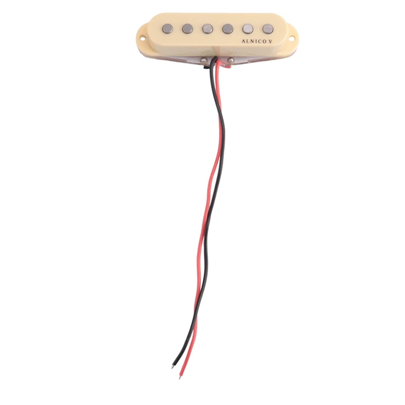 Hot AD-Alnicov 3PCS Guitar Pickup Single Coil Humbucker Pickups Neck Middle Bridge Set For ST Beige Guitar Accessories