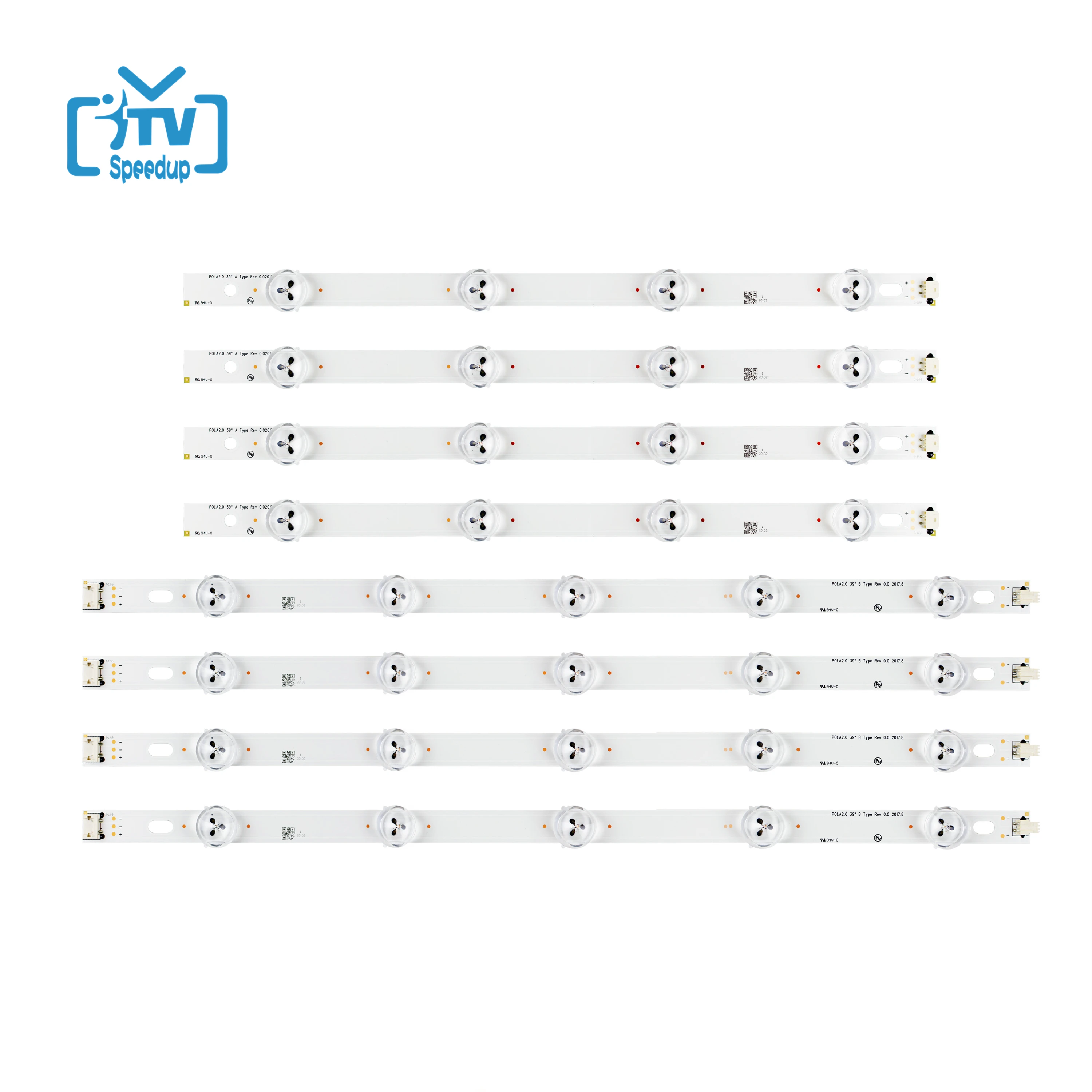 

5/8KIT LED Strip for 39 "TV 39LN5100 39LN540V POLA2.0 39 39LN5300 39LA620S 39LN5708 POLA 2.0 39LN5400 HC390DUN-VCFP1