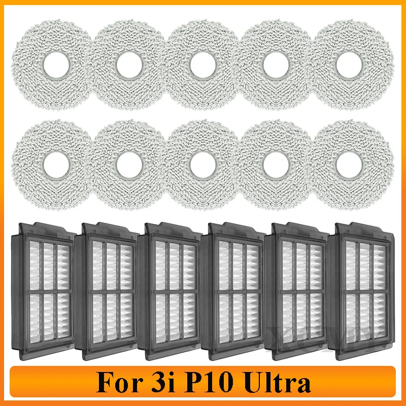 

For Cecotec Conga 15090 / 16090 / 20090 / Everybot Q9 / Lnic iX30 AI Ultra /3i P10 Ultra, HEPA Filter Cleaning Cloth Accessories