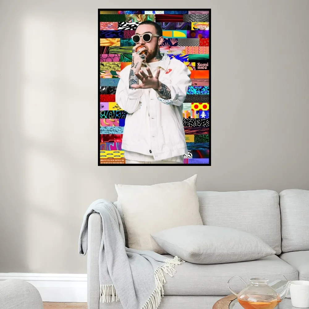 Hot Rap M-Mac M-Miller Jet Fuel Poster Prints Wall Painting Bedroom Living Room Decoration Office Small