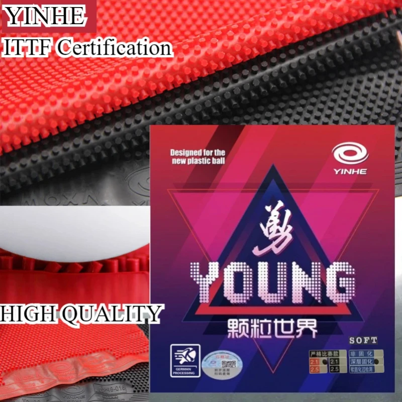 

YINHE Long Pimples OX Настольный теннис Резиновые частицы Высота 2,1/2,5 мм с сертификацией ITTF для различных уровней соревнований