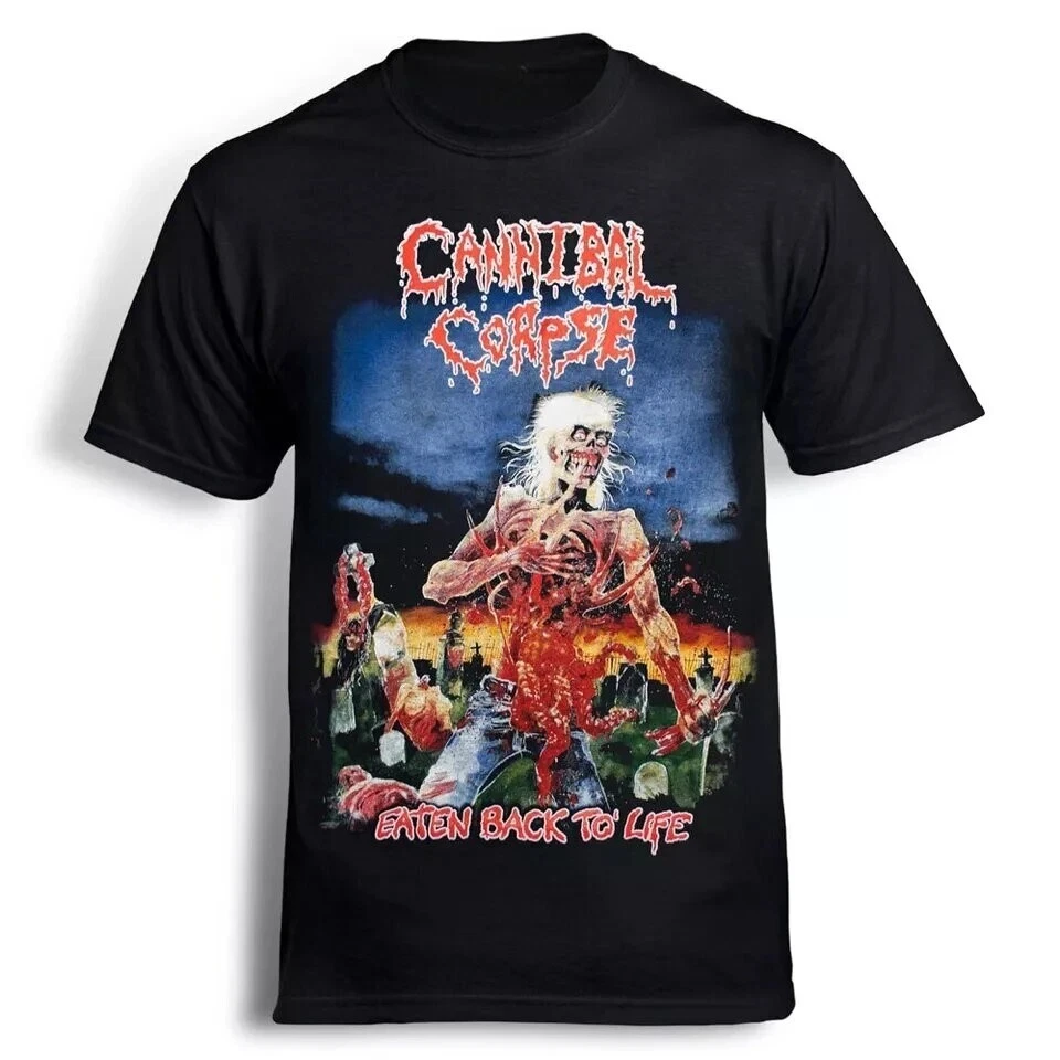 

Cannibal CORPSE 90 Eaten Back To Life T-Shirt 2025 Men's Summer Casual Print T-Shirt Unisex T-Shirt y2k Top Harajuku Streetwear