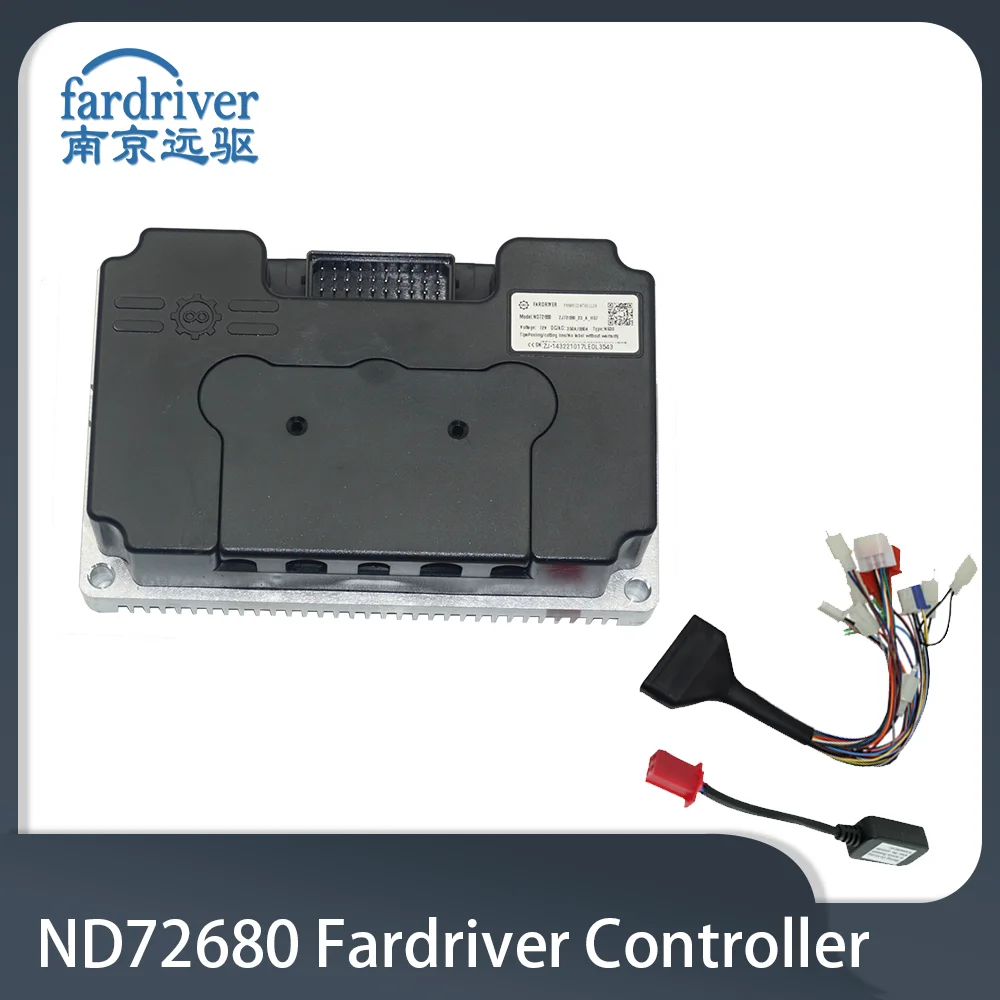 

Контроллер для электромотоцикла FARDRIVER 4-6 кВт, Fardriver ND72680 680A BLDC, программируемый, с Bluetooth