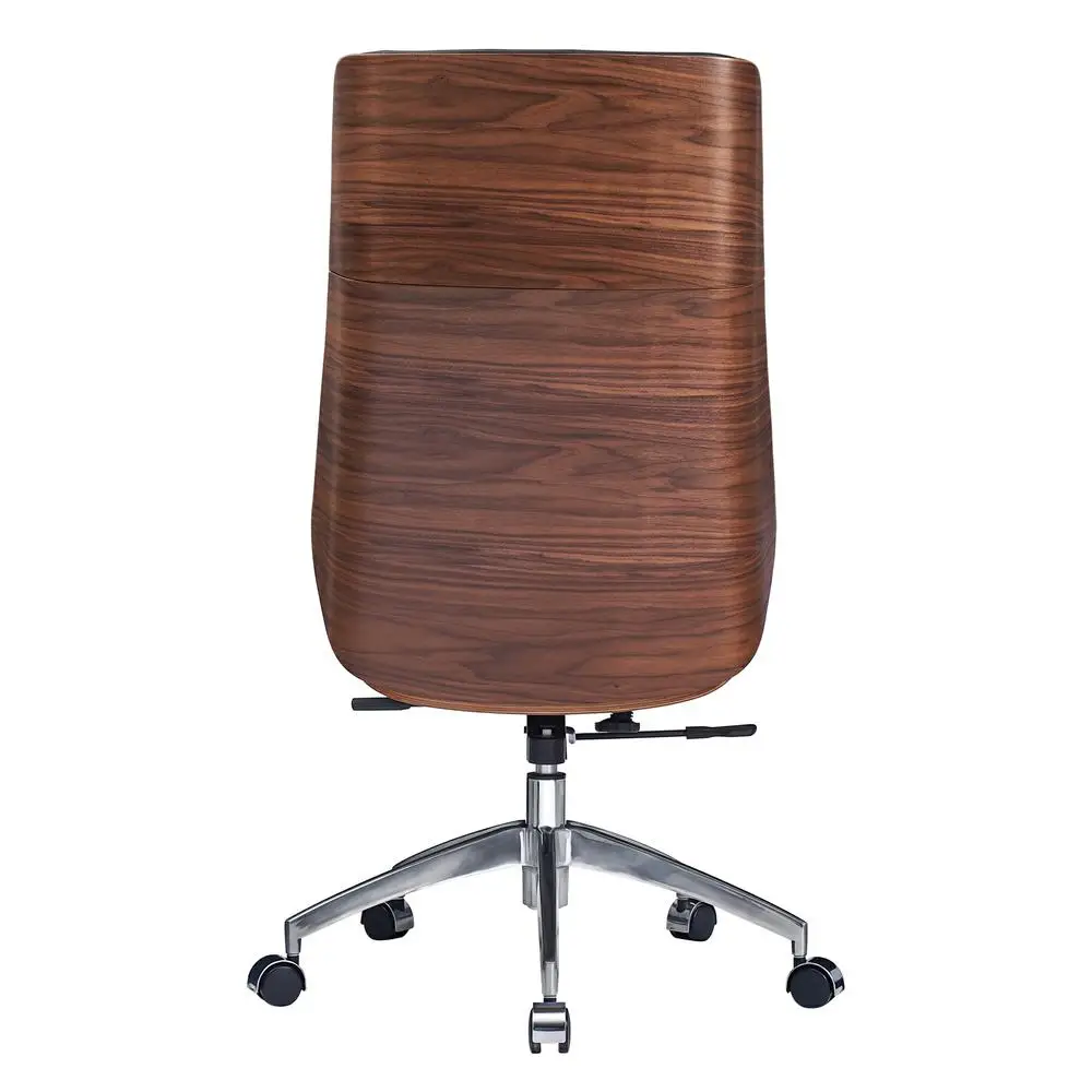 Genuine Leather Office Chair Armless