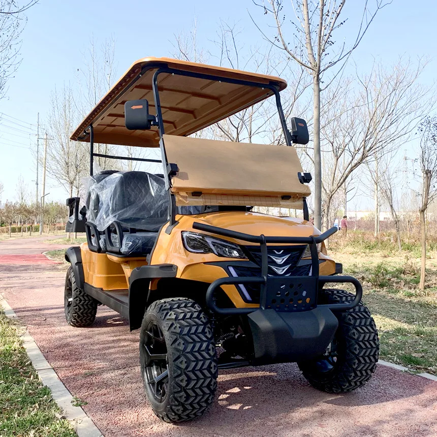 Preferential Price for 2, 4, And 6 Seats, Optional 48V60V72V Lithium Battery, Optional Beach Estate, And Electric Golf Cart