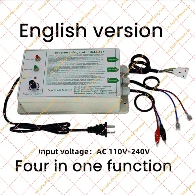 110-240V Refrigerator Inverter Tester Compressor Solenoid Valve Fan Damper Diagnostic Tool English Version