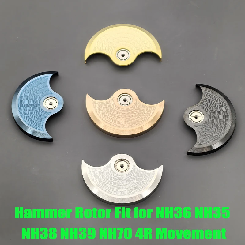 

Mod NH35 NH36 Movement Automatic Oscilating Weight Hammer Rotor Fit for NH34 NH38 NH70 4R 6R 7S Movement Automatic Rotor Parts