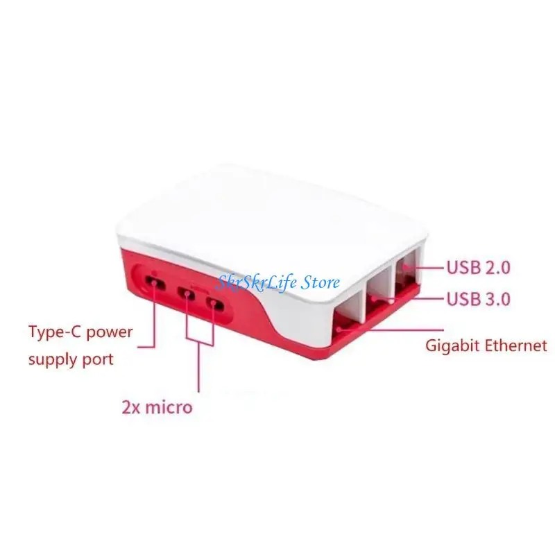 Bao vây E65E với quạt cho RaspberryPi 5 duy trì điều kiện hoạt động