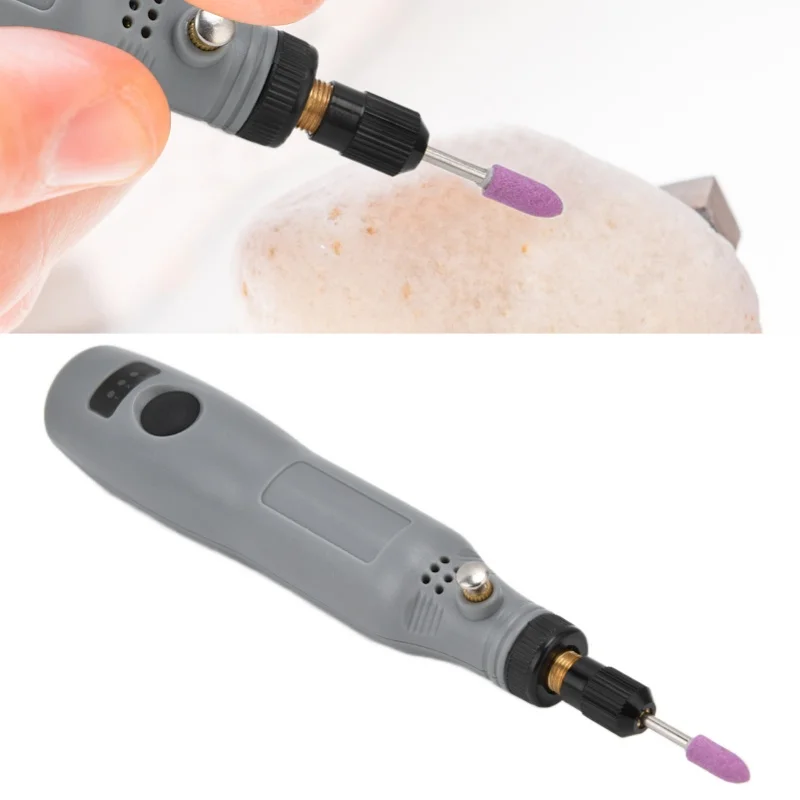 

Мини-электрическая дрель DC5V, 3-скоростная регулируемая мини-электрическая шлифовальная машина, набор для полировки, сверления, резки, гравировки, серый