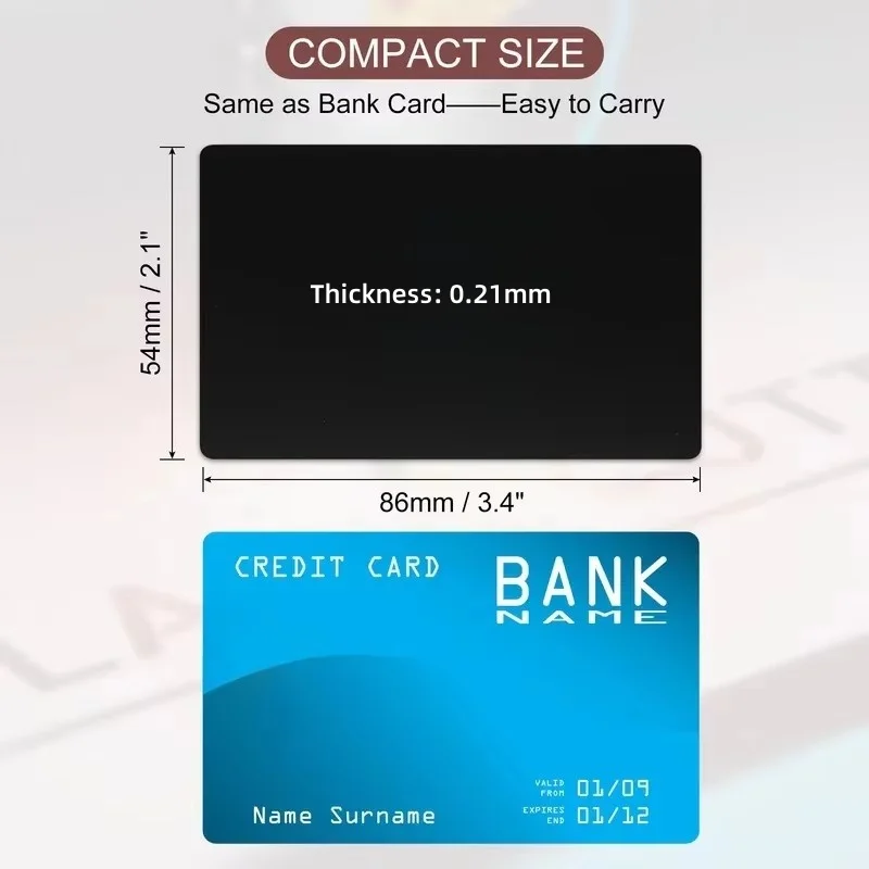 86x54x0.21mm blanco aluminium plaat lasergravure markering metalen kaarten voor doe-het-zelf visitekaartje, lidmaatschapslabel, feestuitnodiging