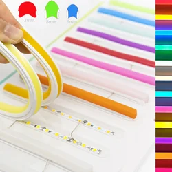 Flexível Silicone Neon Strip para LED Neon Sign, fita impermeável, DIY, separado, recentemente, 6mm, 8mm, 12mm, IP67, DC 12V, 120Leds