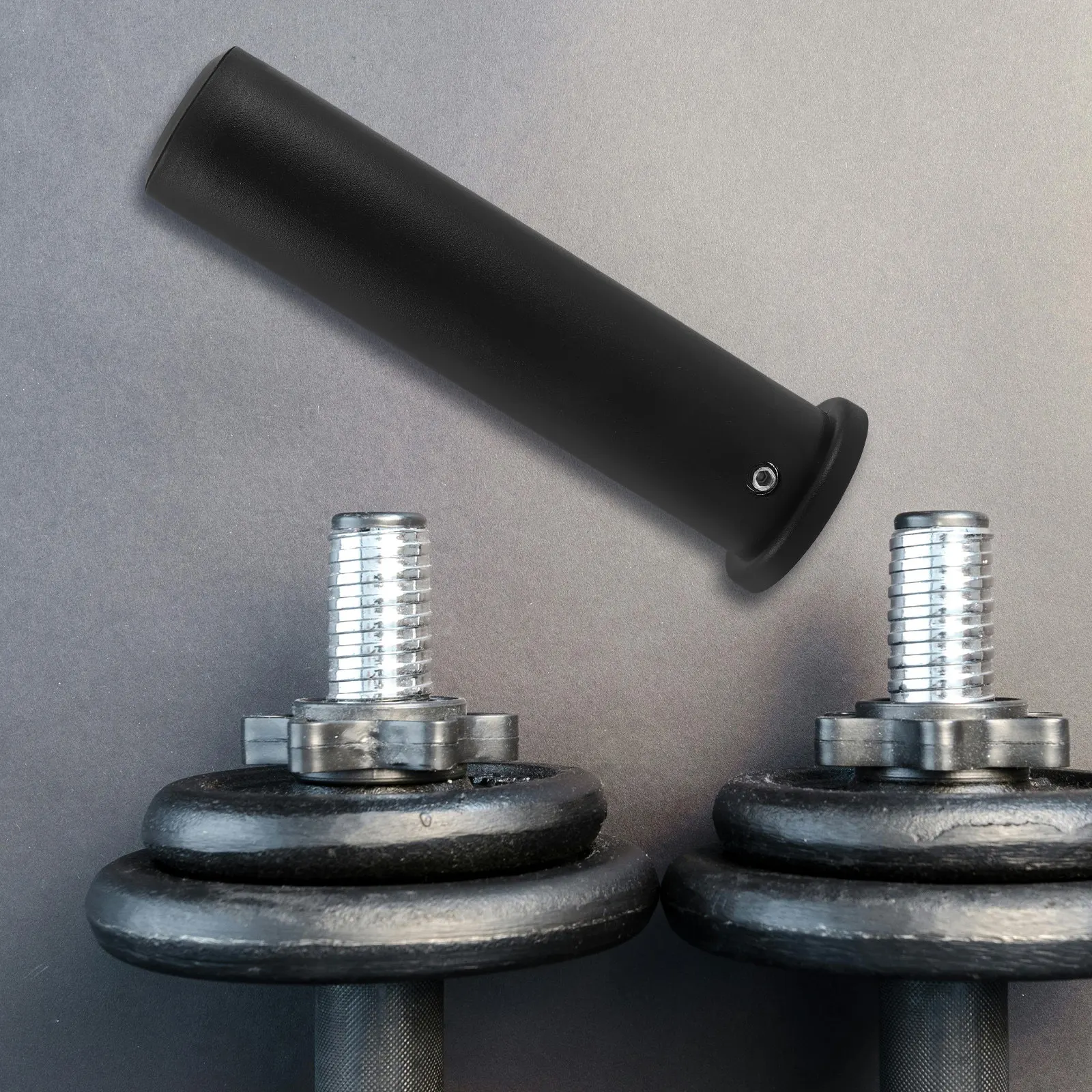 Plastic Barbell Flat Head Sleeve Ball Head Adapter for Weightlifting Gear Fitness Barbell Accessories Gym Equipment Converter