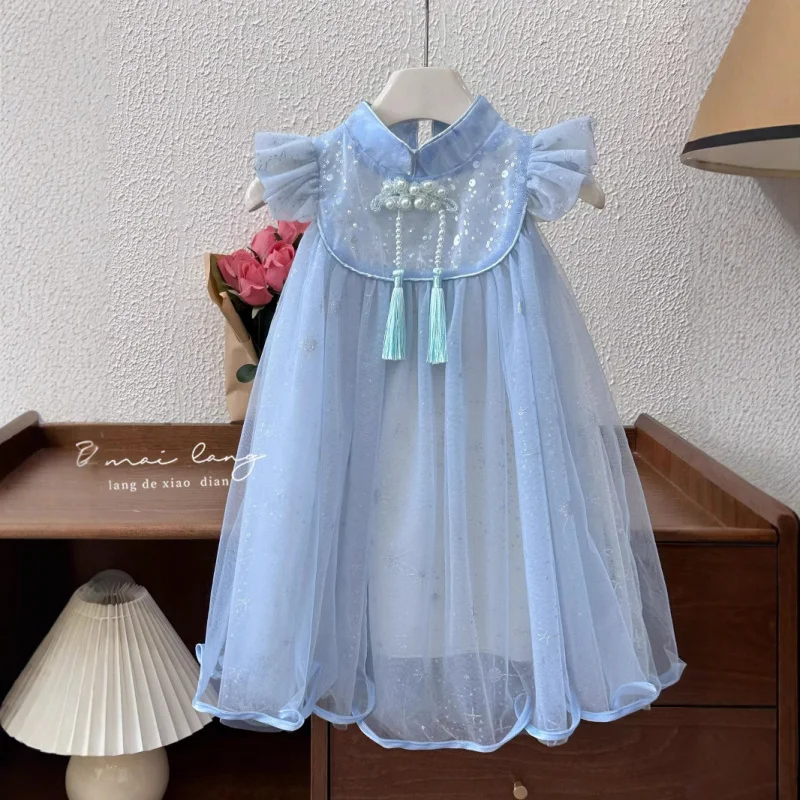 Рисунок 3 - Платье для девочек2025Летний новый стиль