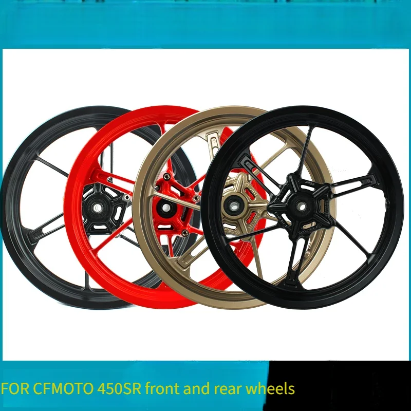 For CFMOTO 450SR 450SRS CF400-6 CF400-9 CF400-12 CF400-13 Front Rear Wheel Rim Aluminum No-Drill Motorcycle Parts