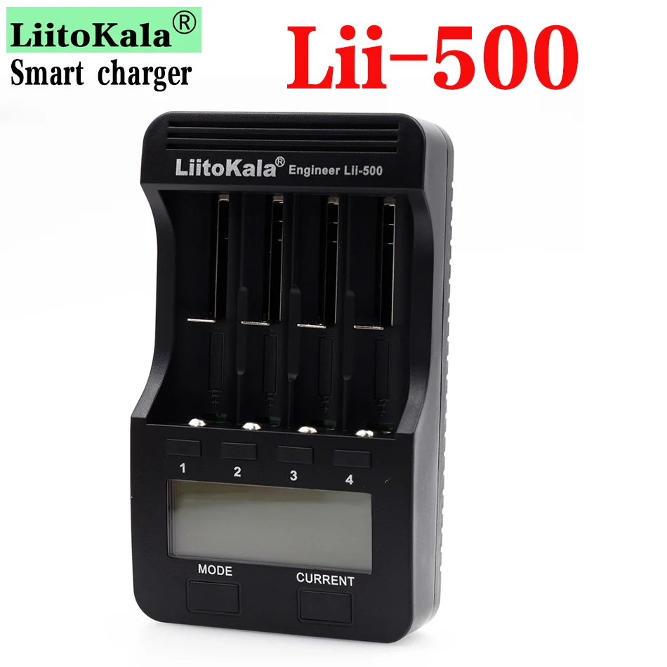 

Liitokala Lii-100 Lii-402 Lii-500 Lii-500S Lii-M4 Lii-PD2 1.2V 3.7V AA /AAA 18650 16340 25500 NiMH lithium battery smart charger