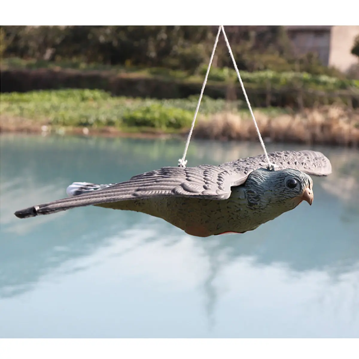 1Pcs Realistic Plastic Bird Statue Garden Farm Decor Wild Animal Sculpture Hunting Attractant Educational Outdoor