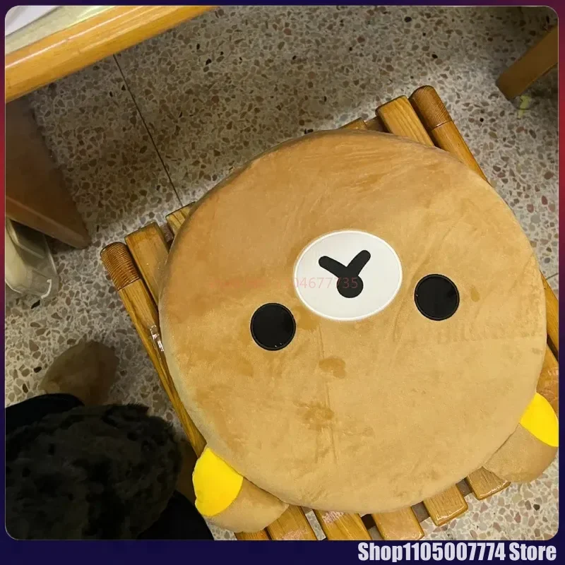 Kawaii Rilakkuma Bär Herbst und Winter Kissen Baumwolle Studentenwohnheim Klassenzimmer Bürostuhl Kissen Plüsch abnehmbar waschbar