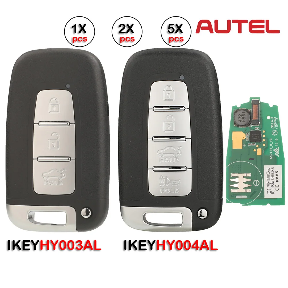 jingyuqin for Hyundai kia Style Autel IKEYHY004AL HY004AL IKEYHY003AL HY003AL Universal Smart Remote Key IM508 IM608 KM100E