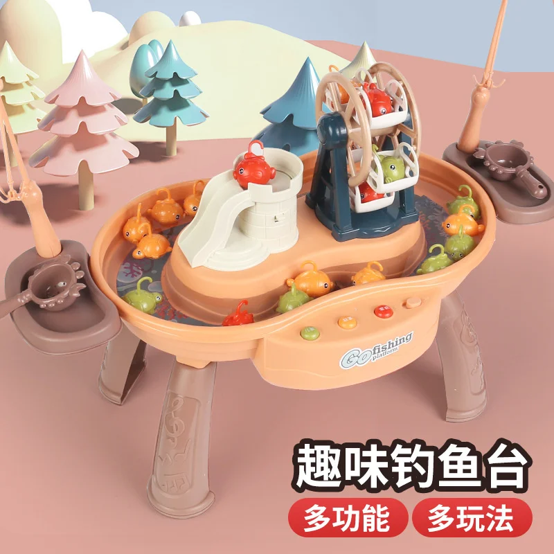 

Children's Diaoyutai Toys Early Education Music Story International Children's Day Gift Ferris Wheel Fishing Funny Set
