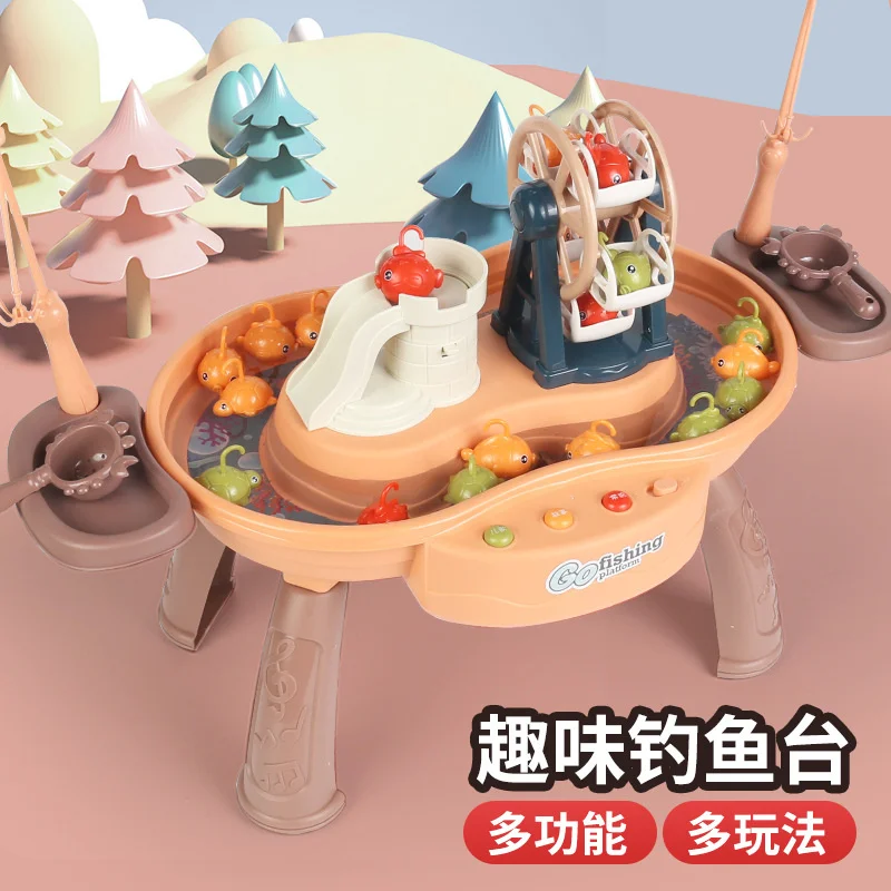 Children's Diaoyutai Toys Early Education Music Story International Children's Day Gift Ferris Wheel Fishing Funny Set