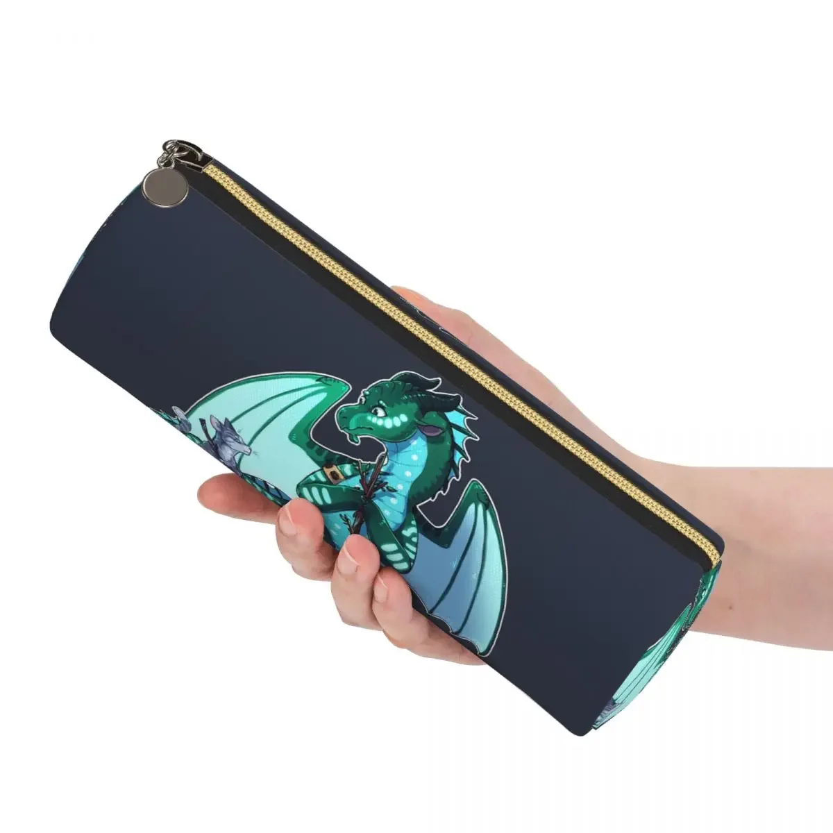 Wings Of Fire & Warriors - Turtle And Jayfeather Pencil Cases Pen Holder Cylinder Pen Box Pencil Bag for Studen School