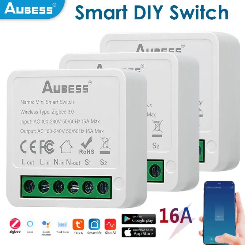 

Tuya Zigbee Smart Switch Automation Modules Smart Home Support App Remote Control Works With Alexa Google Home Alice