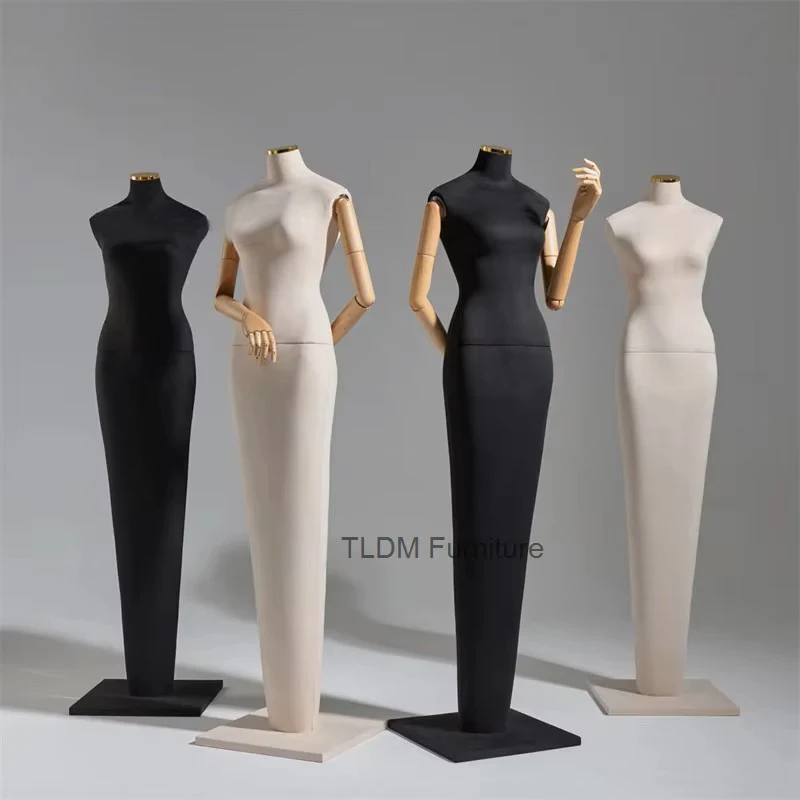 

Легкие роскошные манекены в бархатной обивке, полноразмерные манекены для женской одежды, витринные демонстрационные манекены, подставки для моделей Z