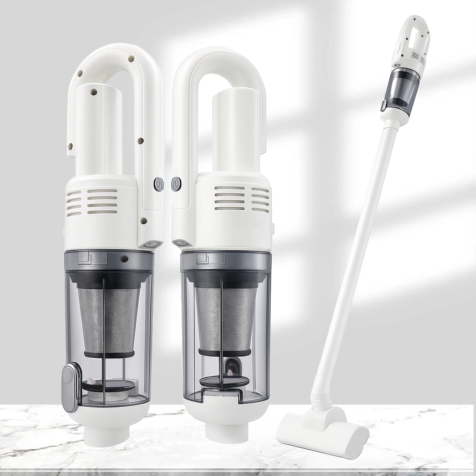 Multifunction Home-appliance 6500Pa Cleaning Machine Powerful Wireless Car Vacuum Cleaner Metal Strainer Portable Handheld