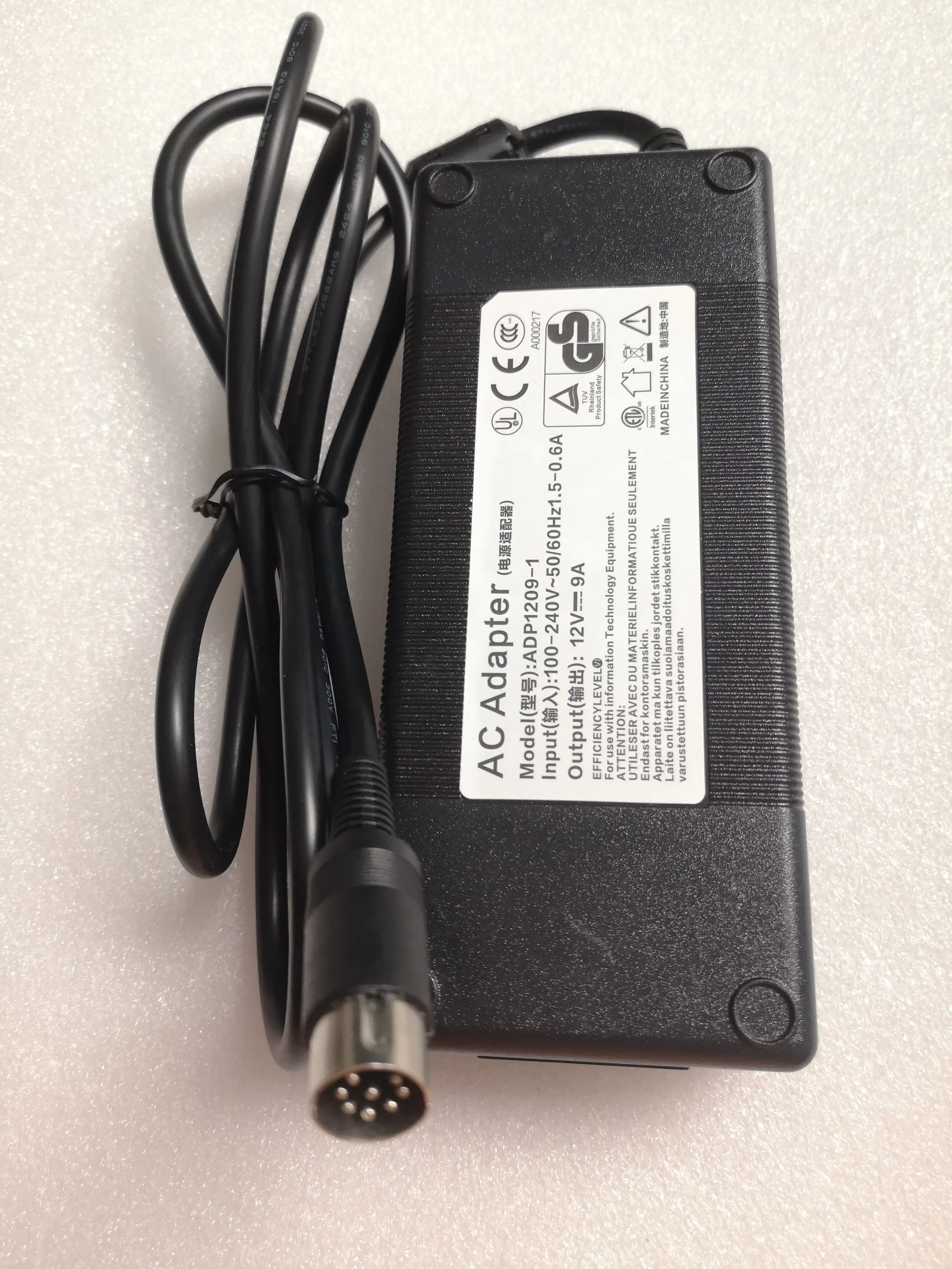 

Suitable for Mindray M5 Ultrasonic Power Supply ADP1209-1 Power Adapter Eight-core 8-pin Portable ColorUltrasound Charger M6M7M8