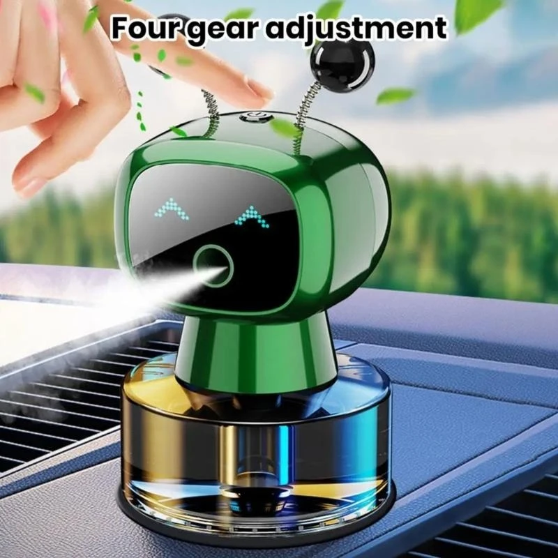 Fashionable Robot Car Air Freshener intelligent Robot Car Air Freshener Scent Diffuser - Image 2