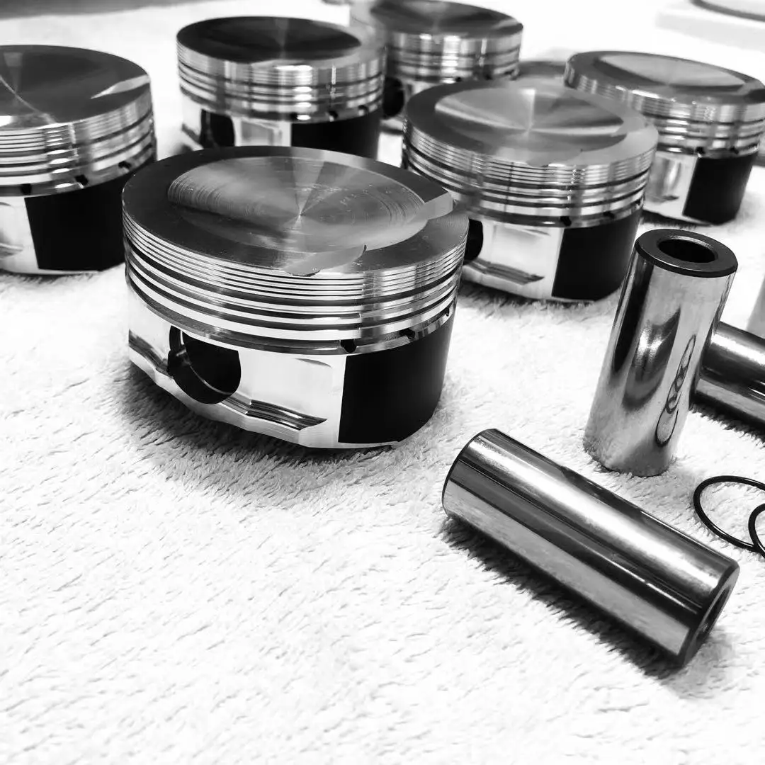 82.5mm CR 9.5:1 Piston QX Beam Rod kit Forged Pistons Forged Connecting Rods For AUDI A6 3.0T 3.0TFSI CAJA CCAA