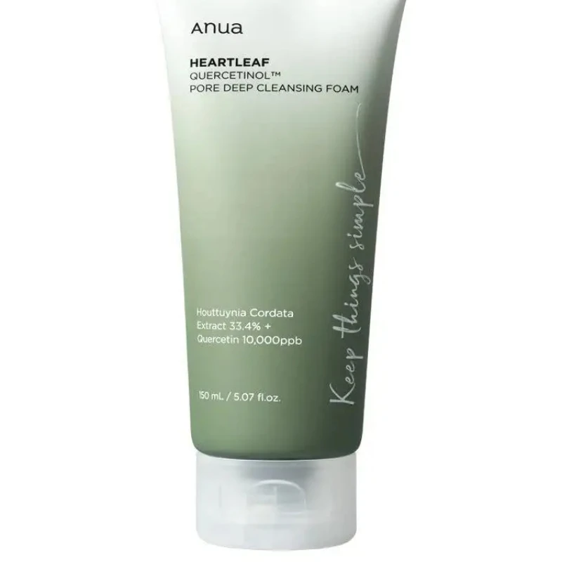 ANUA - Heartleaf Quercetinol Pore Deep Cleansing Foam - 150ml Suitable for acne-prone skin