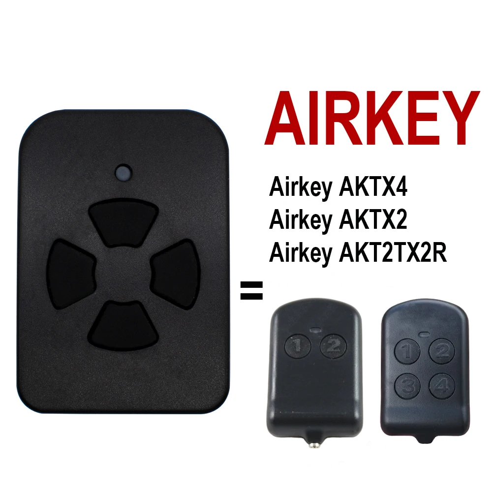 

ARIKEY Garage Door Remote Control Compatible With ARIKEY AKTX2 / AKTX4 / AKT2TX2R Gate Opener Commands