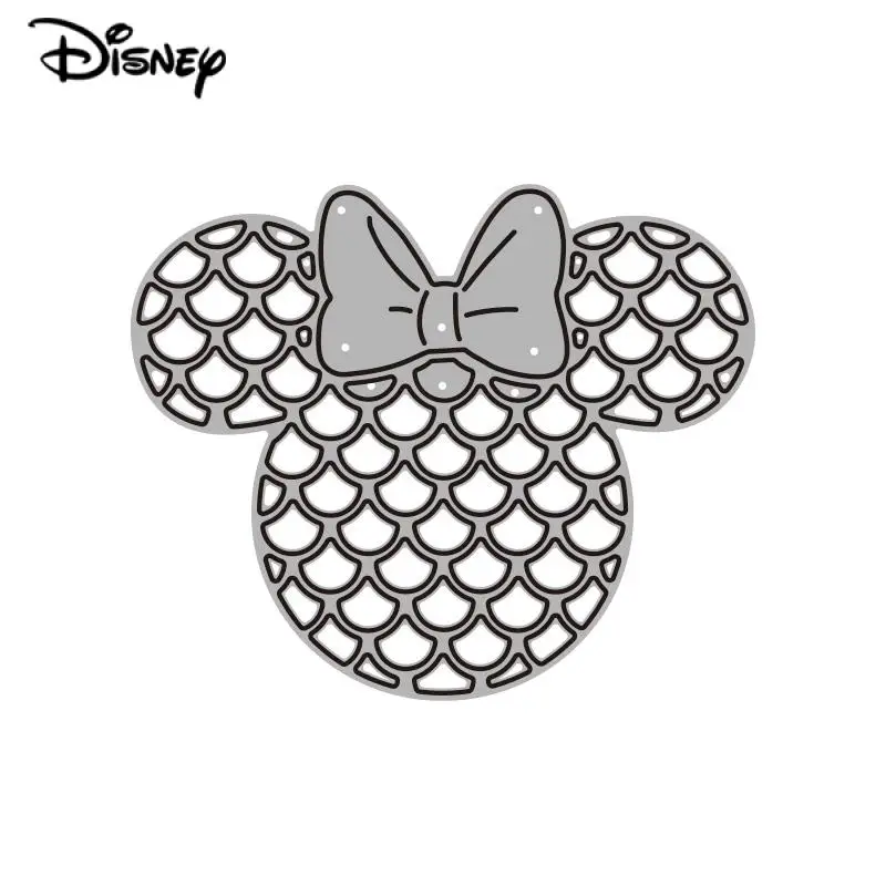 Disney Cartoon Minnie Mouse Metal Cutting Dies Stencils for Scrapbooking Diy Album Paper Card Making Crafts Mold Embossing Decor