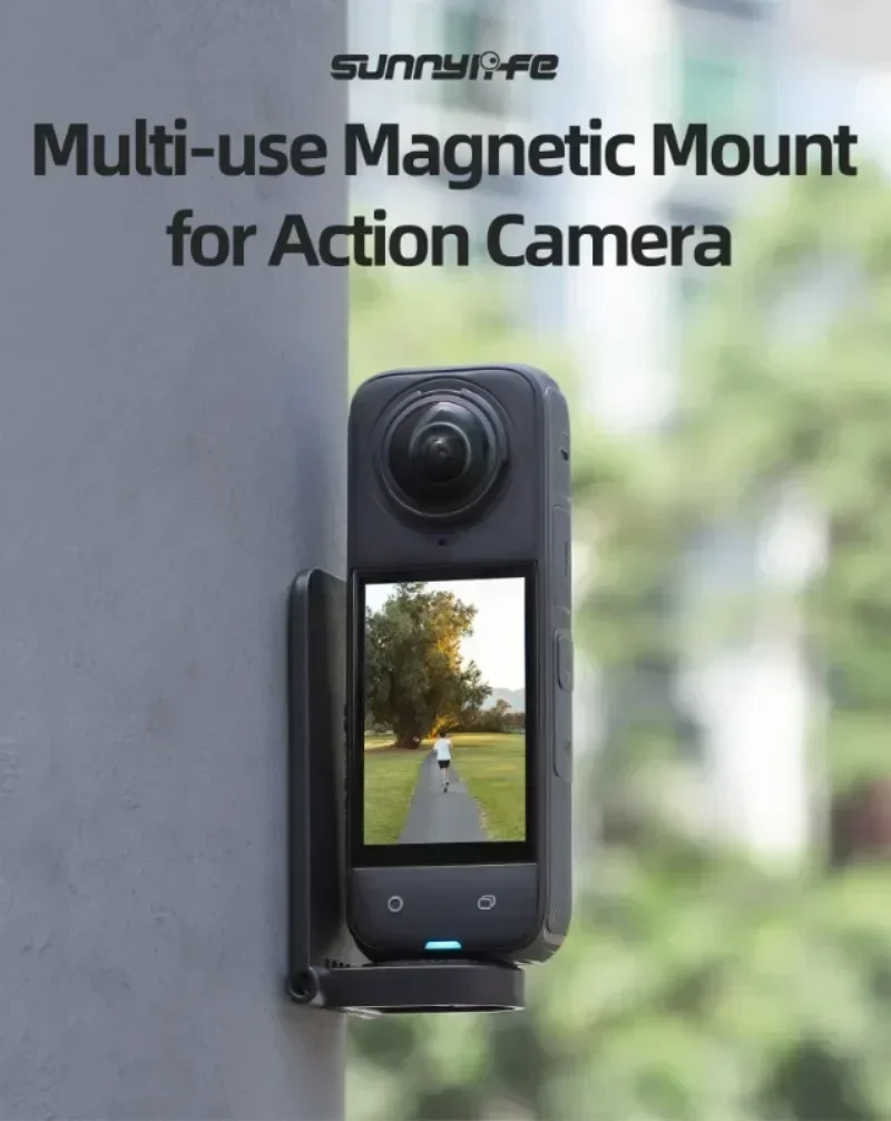 

Magnetic Mount Base for Insta360 X5 X4 Go 3S Ace Pro 2 Adjustable Desktop Stand Bracket Base for DJI Pocket 3/Action 5